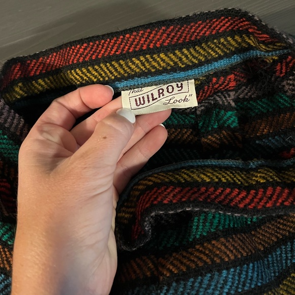 Vintage 1950’s Rainbow Wool Skirt - Picture 5 of 8